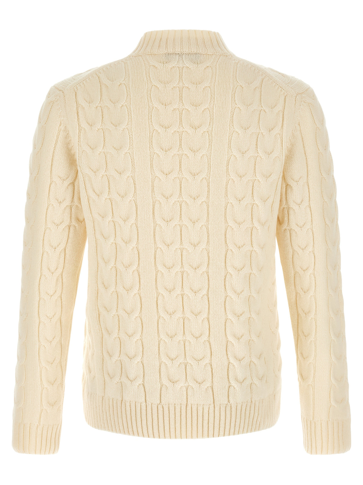 Cardigan ZANONE en laine vierge blanc