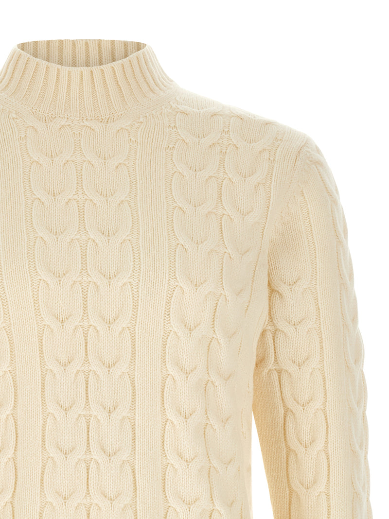 ZANONE White Virgin Wool Cardigan