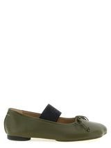MM6 Maison Margiela Ballerines Bicolores en Cuir d'Agneau