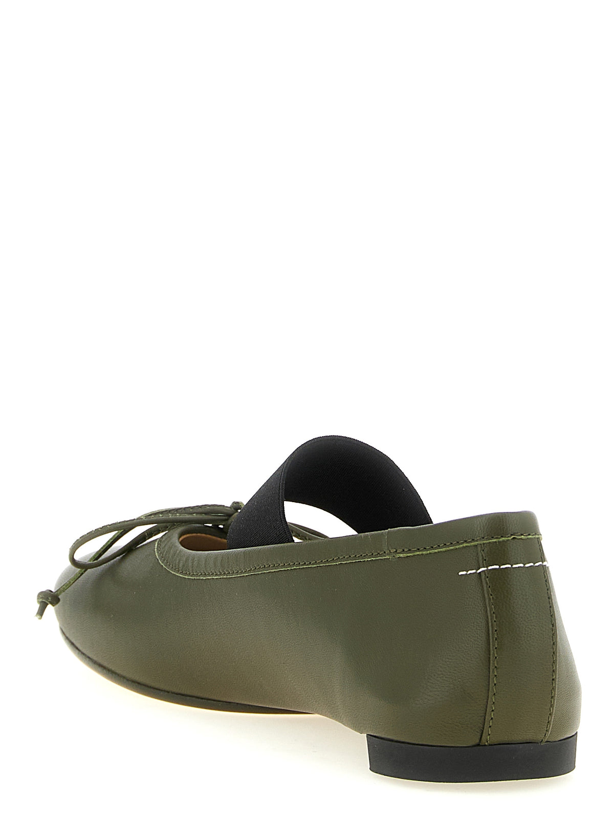 MM6 Maison Margiela Ballerines Bicolores en Cuir d'Agneau