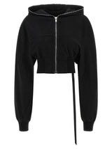 DRKSHDW Sweat-shirt noir en coton