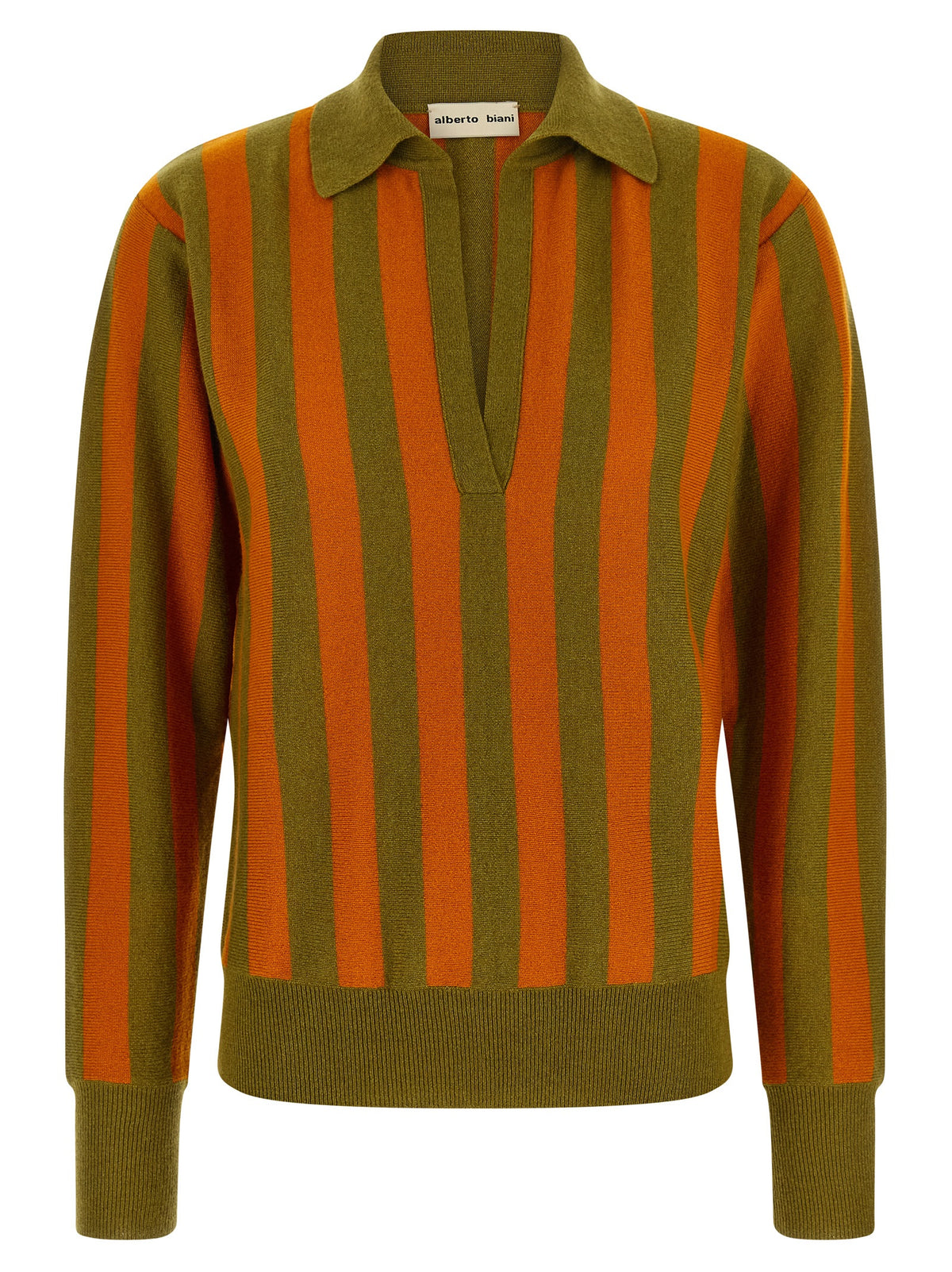 Polo en cachemire multicolore Alberto Biani