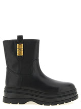 Bottines PINKO en cuir de vachette noir