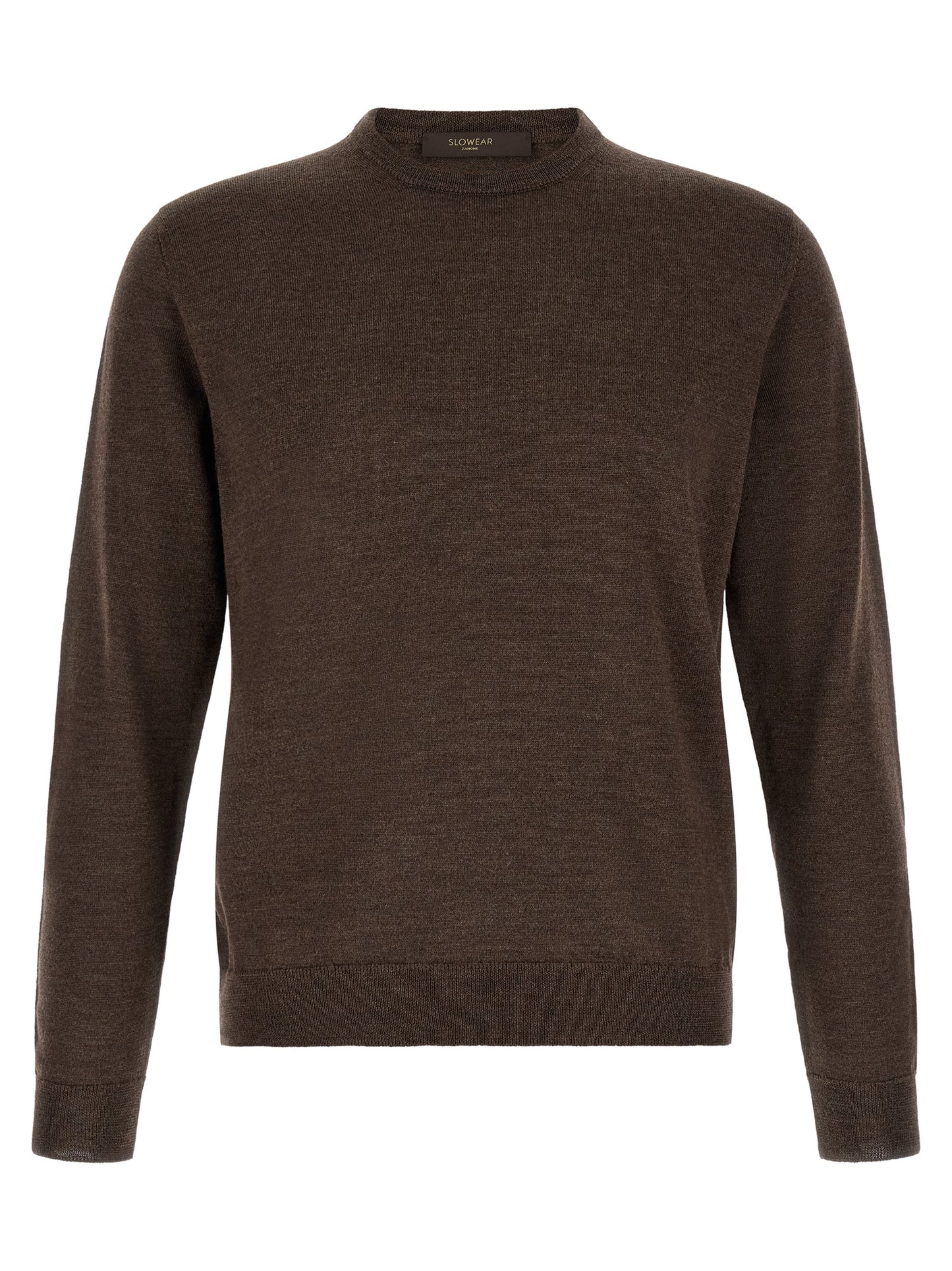 ZANONE Brown Virgin Wool Cardigan