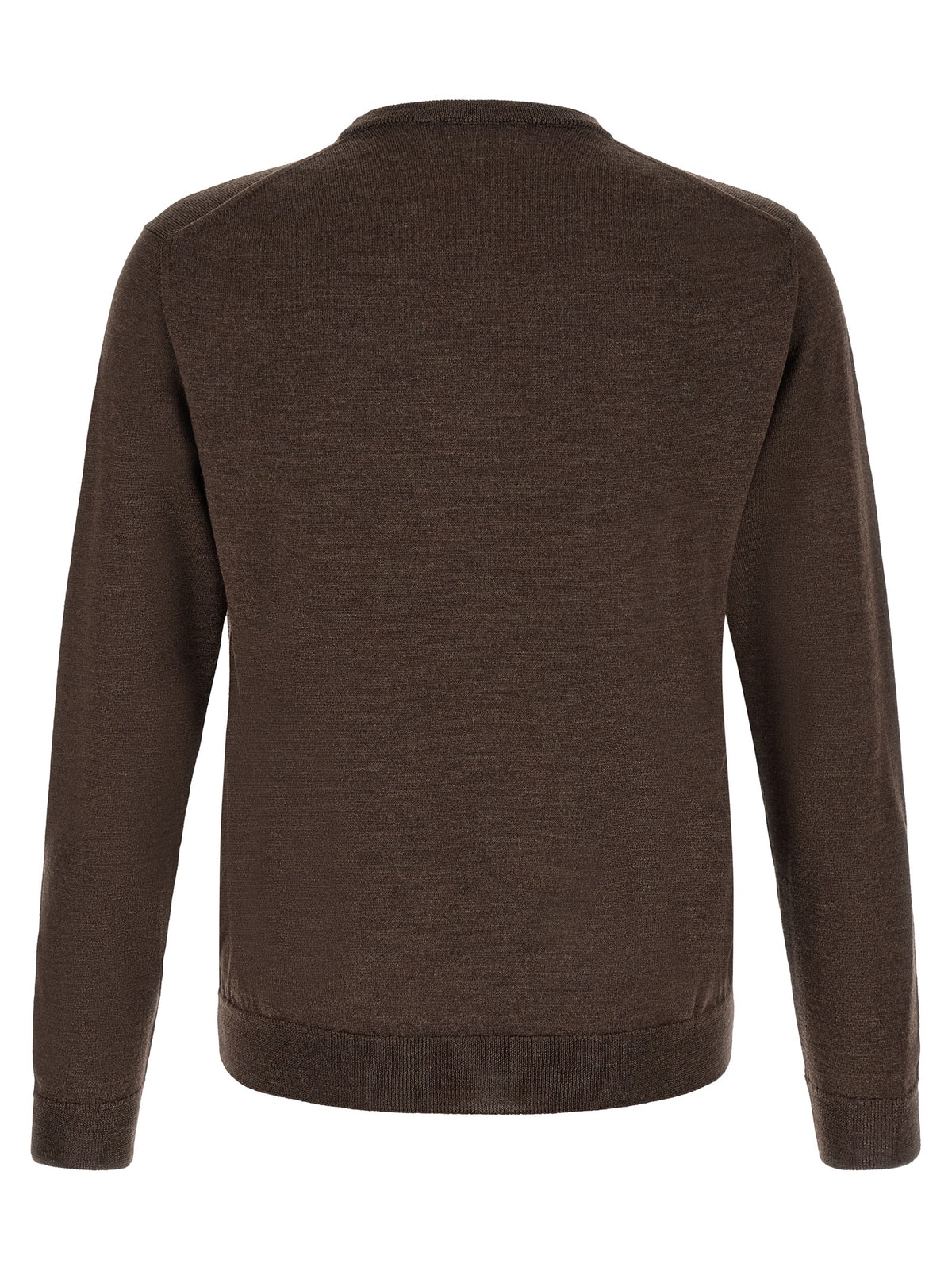 Cardigan ZANONE en laine vierge marron