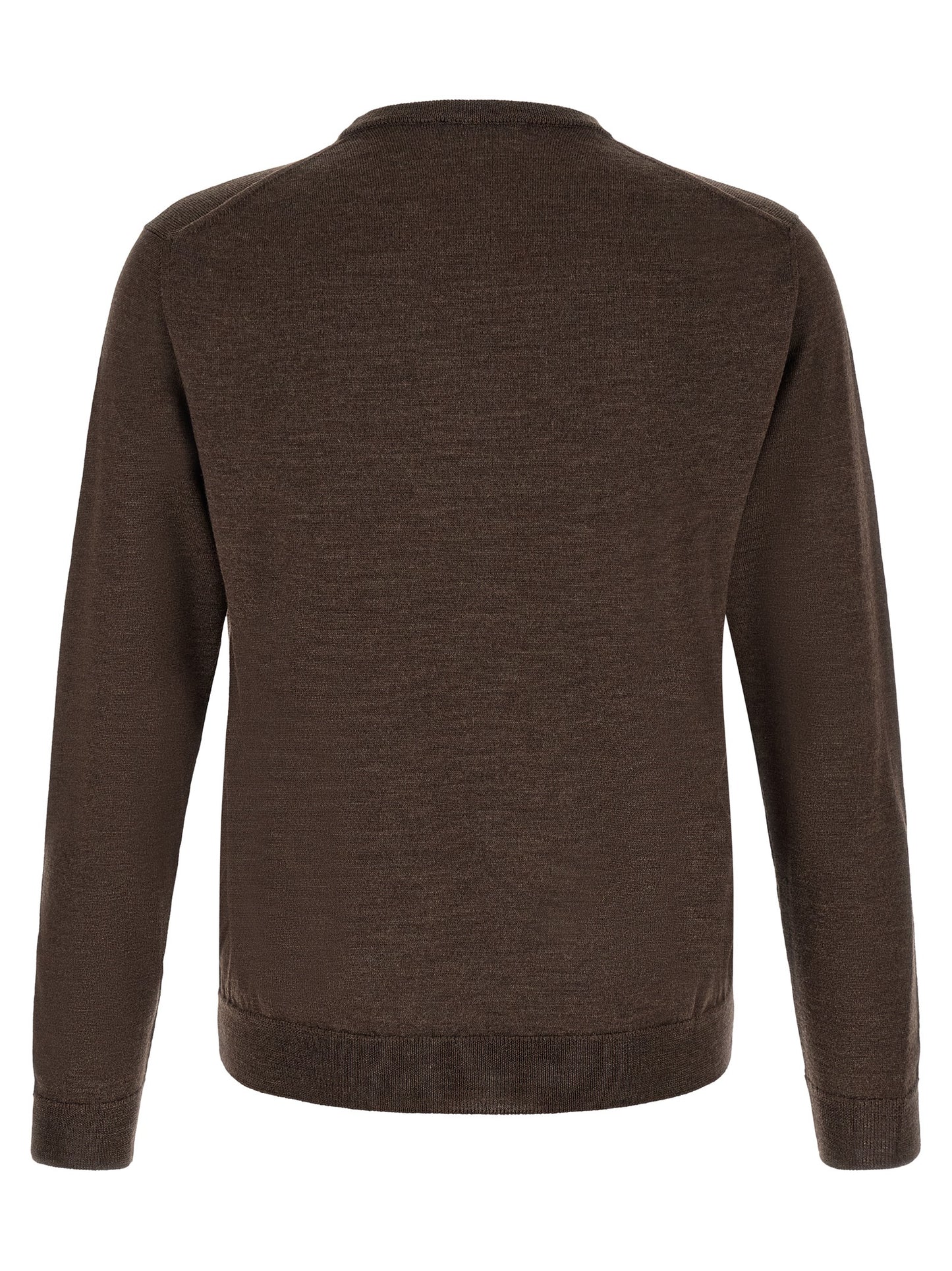 ZANONE Brown Virgin Wool Cardigan