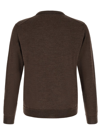 ZANONE Brown Virgin Wool Cardigan