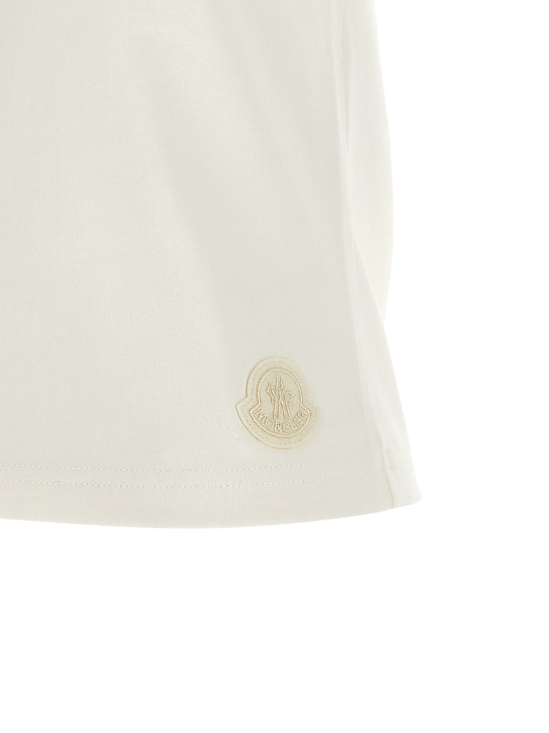 Moncler White Cotton T-Shirt