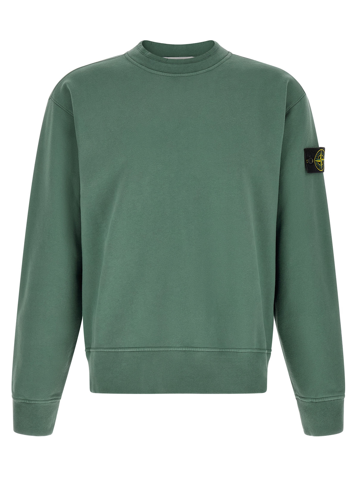 Sweat-shirt bicolore en coton Stone Island