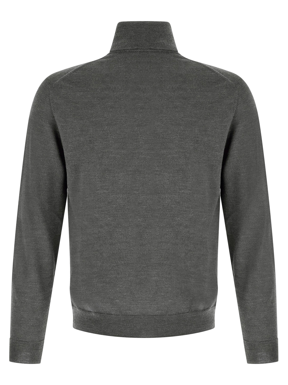Cardigan ZANONE gris en laine vierge