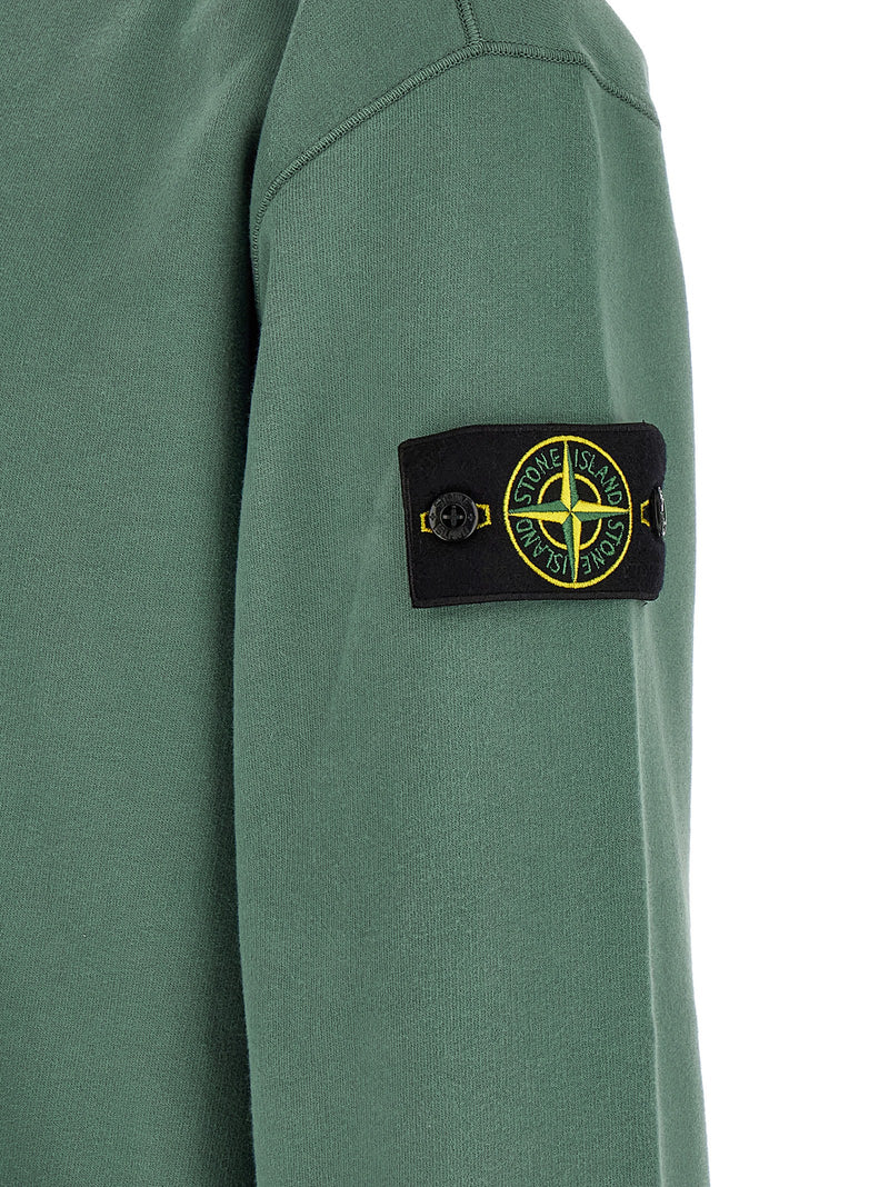 Stone Island Bicolor Cotton Sweatshirt