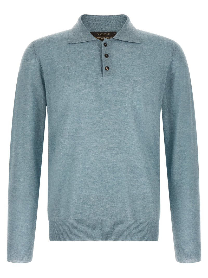 ZANONE Blue Cashmere Cardigan