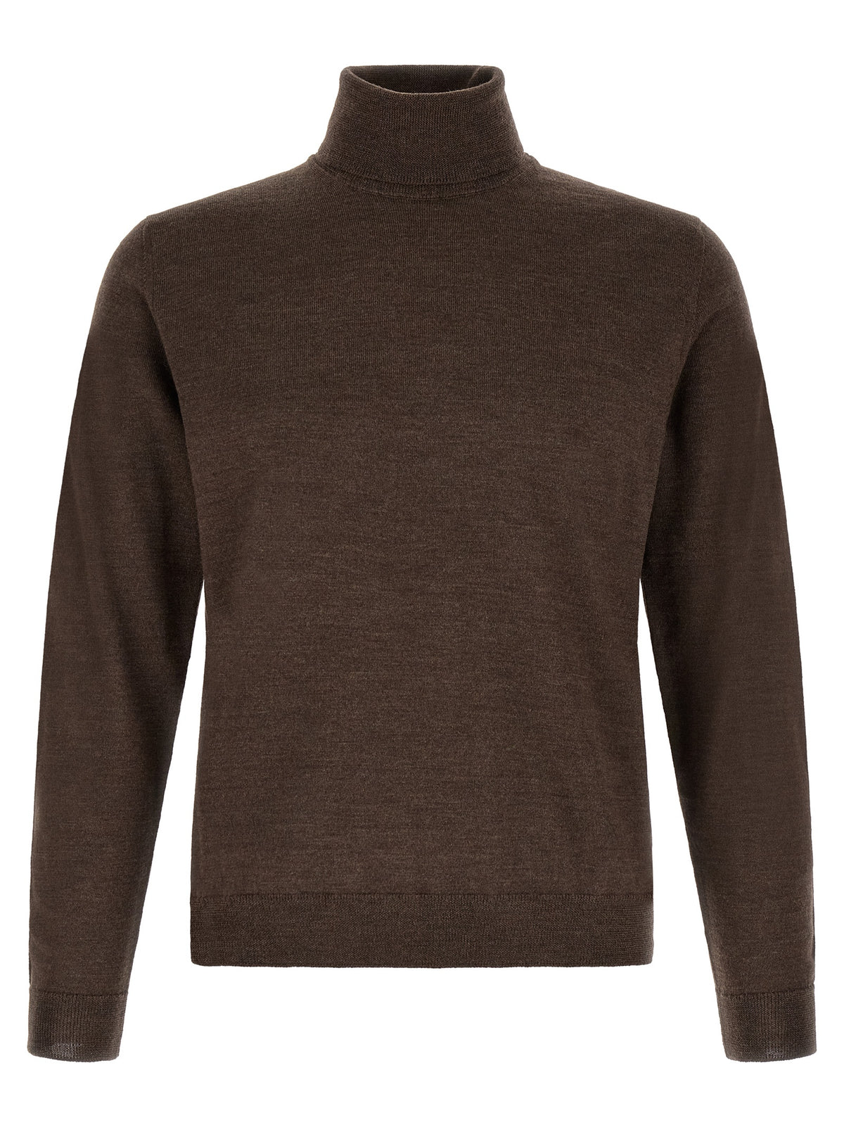 Cardigan ZANONE en laine vierge marron