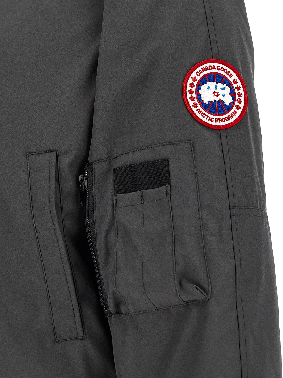 Blouson bombardier Canada Goose en polyester gris