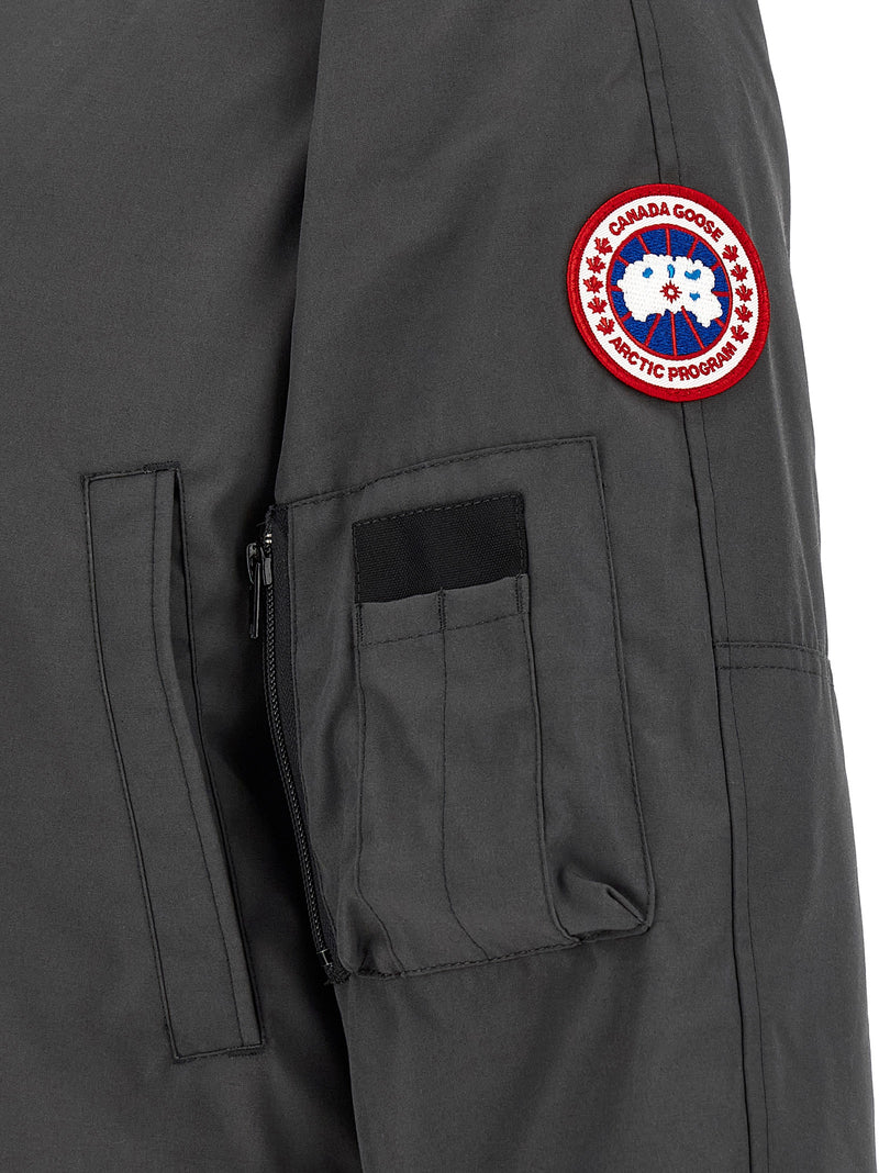 Canada Goose Gray Polyester Bomber
