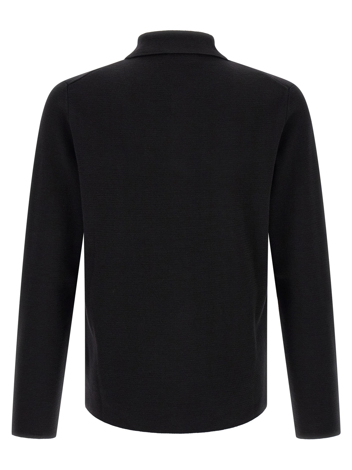 Cardigan ZANONE en laine vierge noire