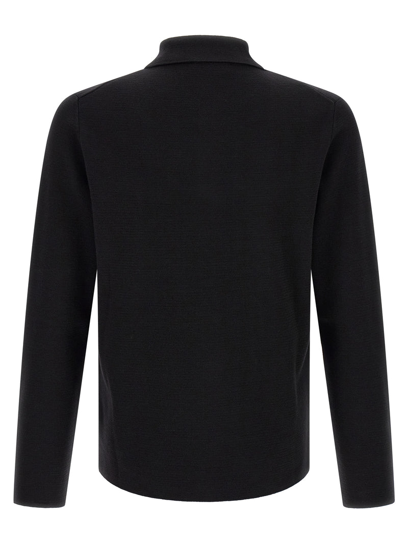 ZANONE Black Virgin Wool Cardigan