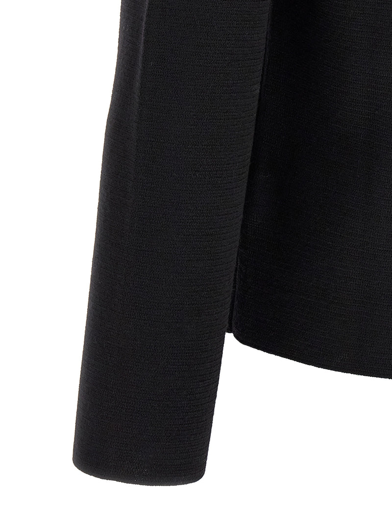 ZANONE Black Virgin Wool Cardigan