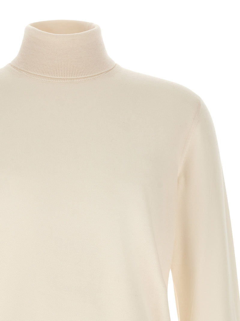 ZANONE White Virgin Wool Cardigan