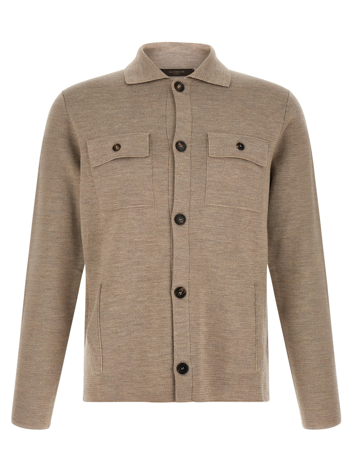Cardigan ZANONE en Laine Vierge Beige
