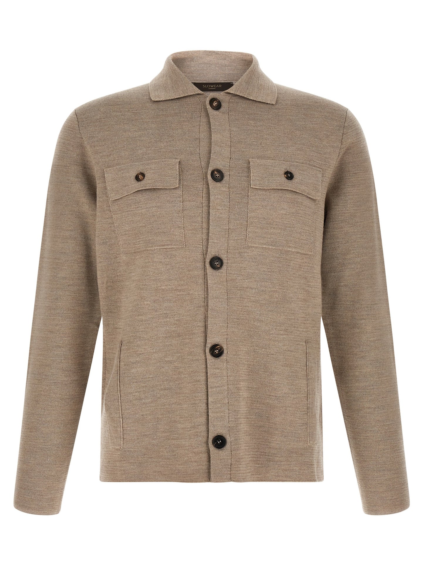 ZANONE Beige Virgin Wool Cardigan