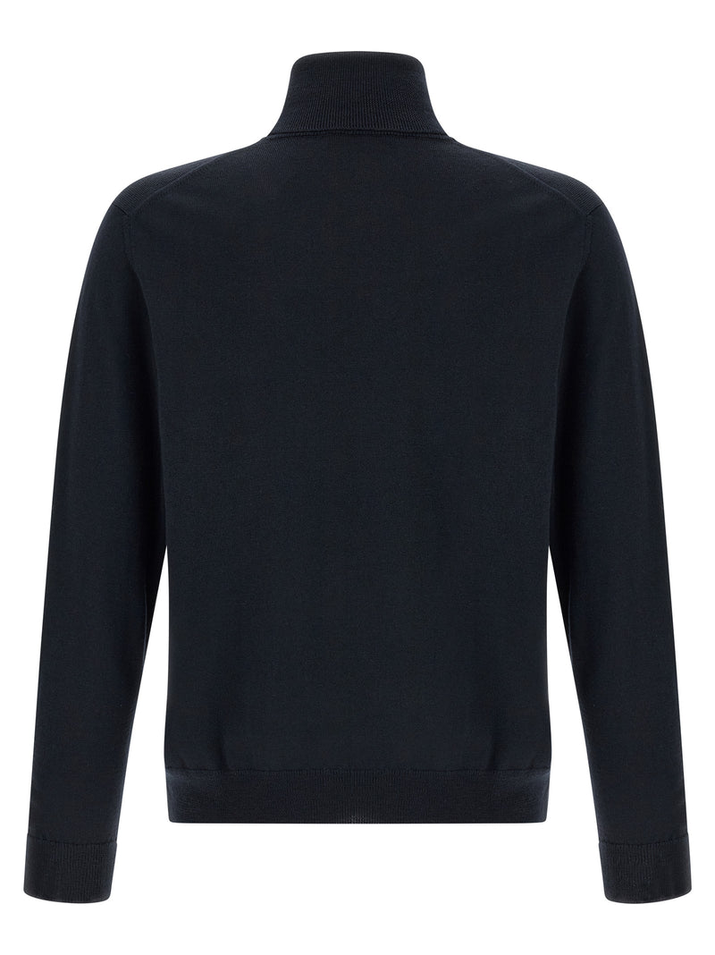ZANONE Blue Virgin Wool Cardigan