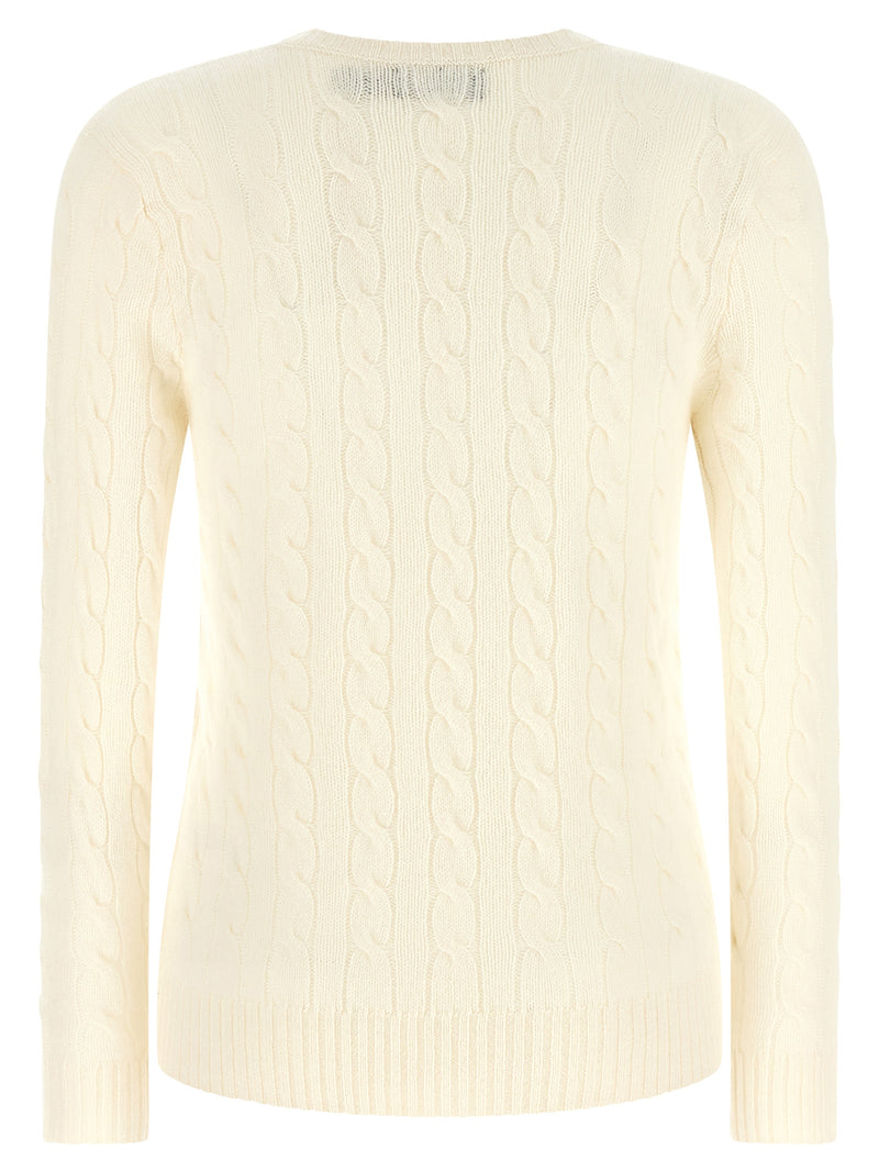 Polo Ralph Lauren White Wool Cardigan
