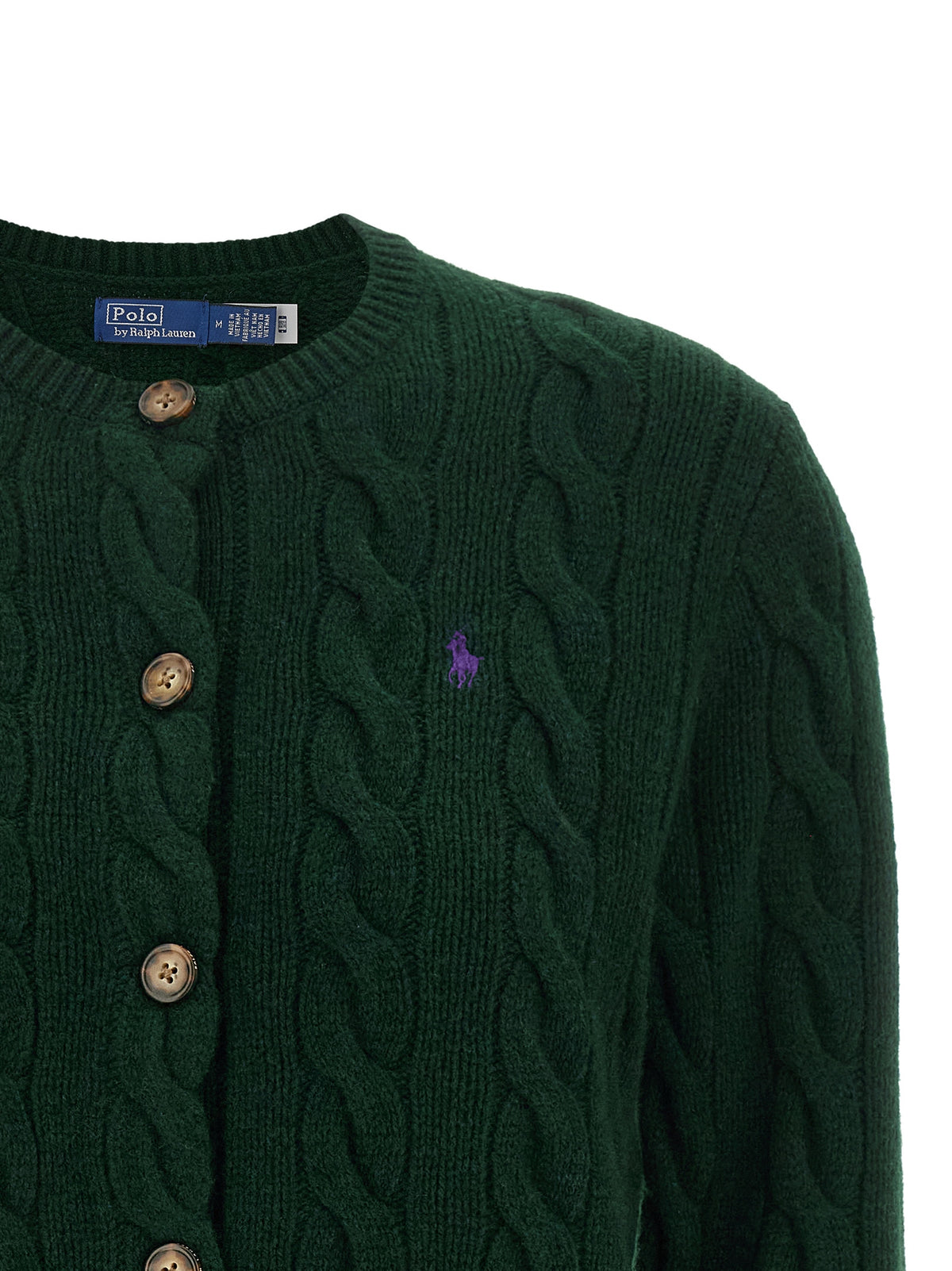 Cardigan bicolore en laine Polo Ralph Lauren