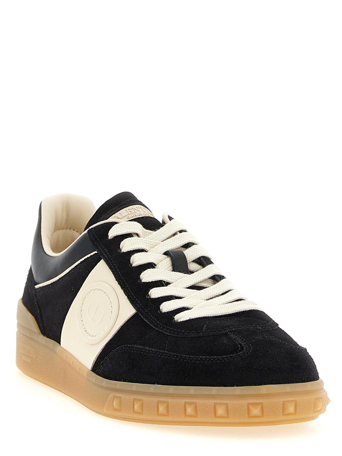 Baskets basses Valentino Garavani en cuir de veau multicolore