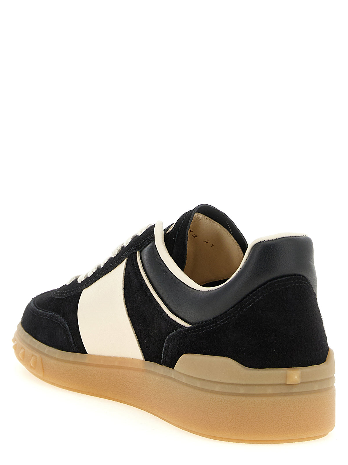 Baskets basses Valentino Garavani en cuir de veau multicolore