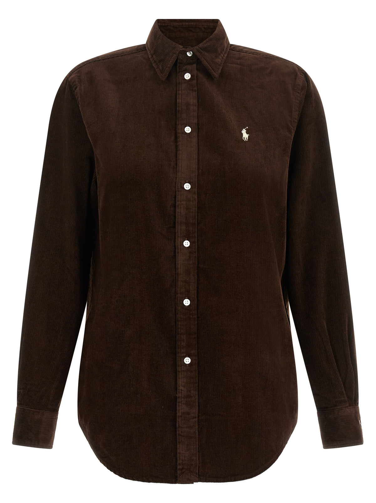 Chemisier en coton marron Polo Ralph Lauren