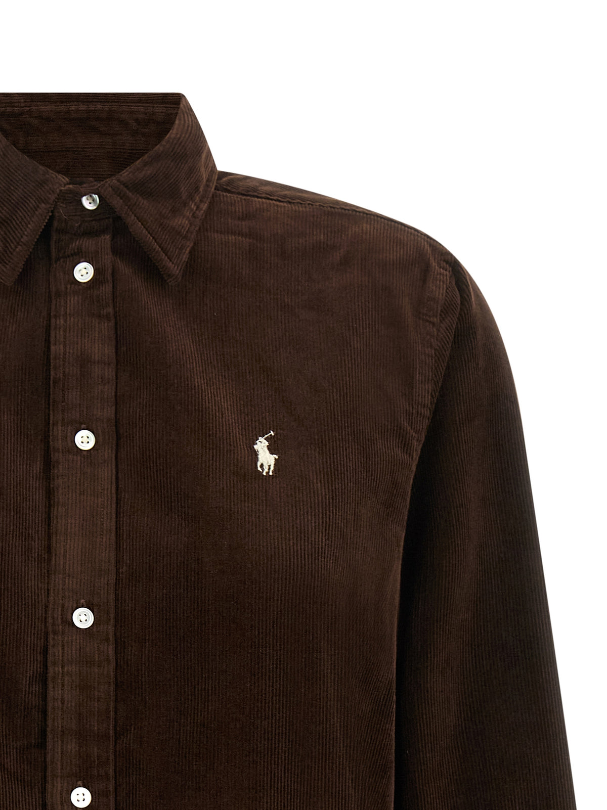 Chemisier en coton marron Polo Ralph Lauren