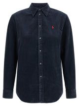 Polo Ralph Lauren Chemisier bleu en coton