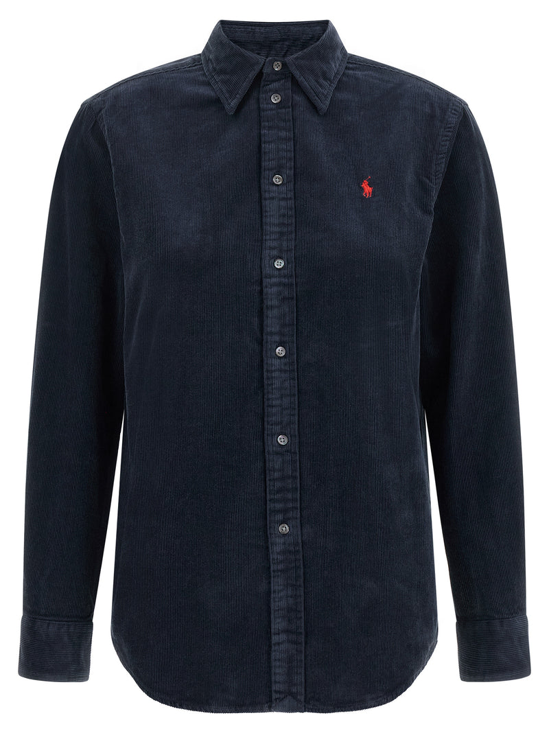 Polo Ralph Lauren Blue Cotton Blouse