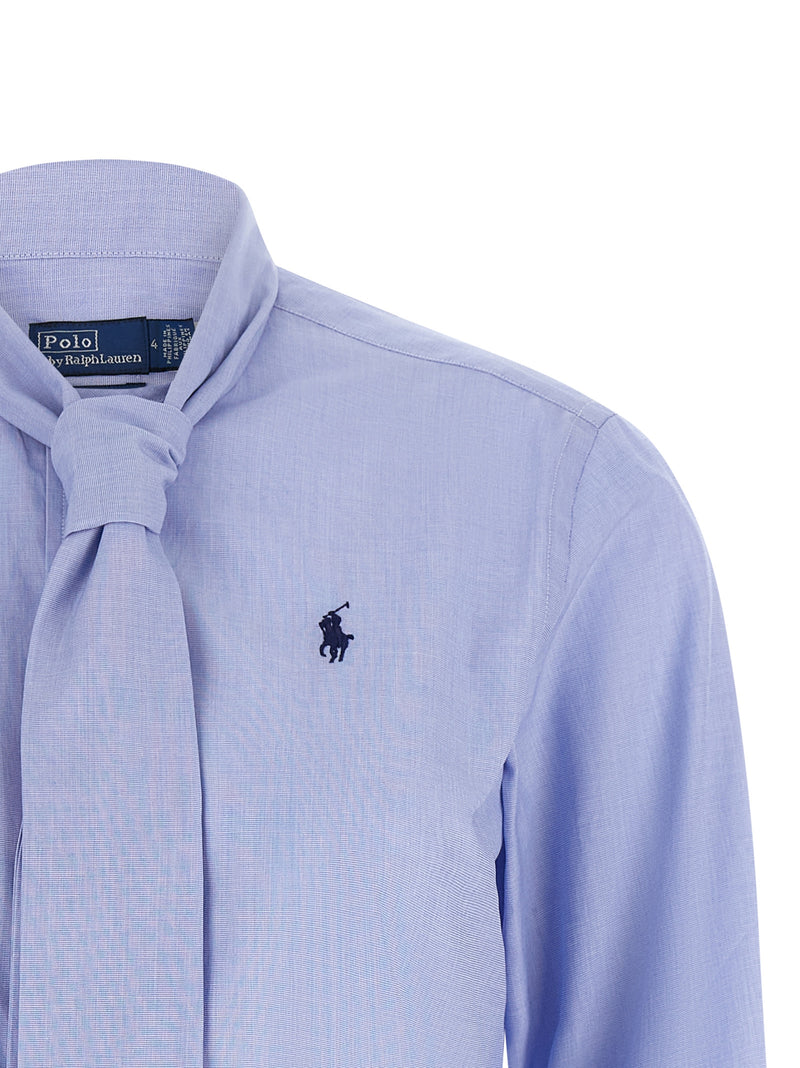Polo Ralph Lauren Blue Cotton Blouse