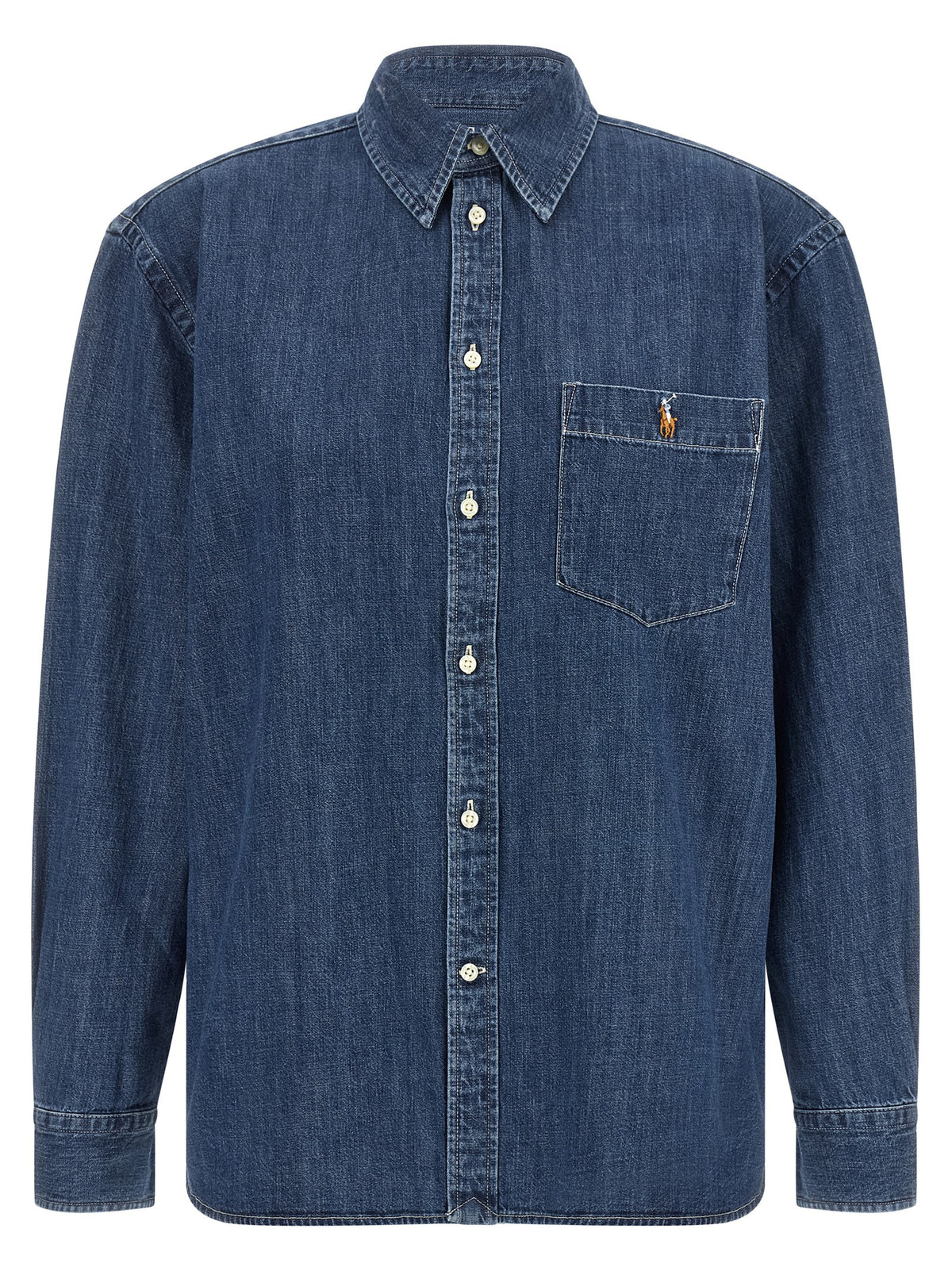 Polo Ralph Lauren Chemisier bleu en coton