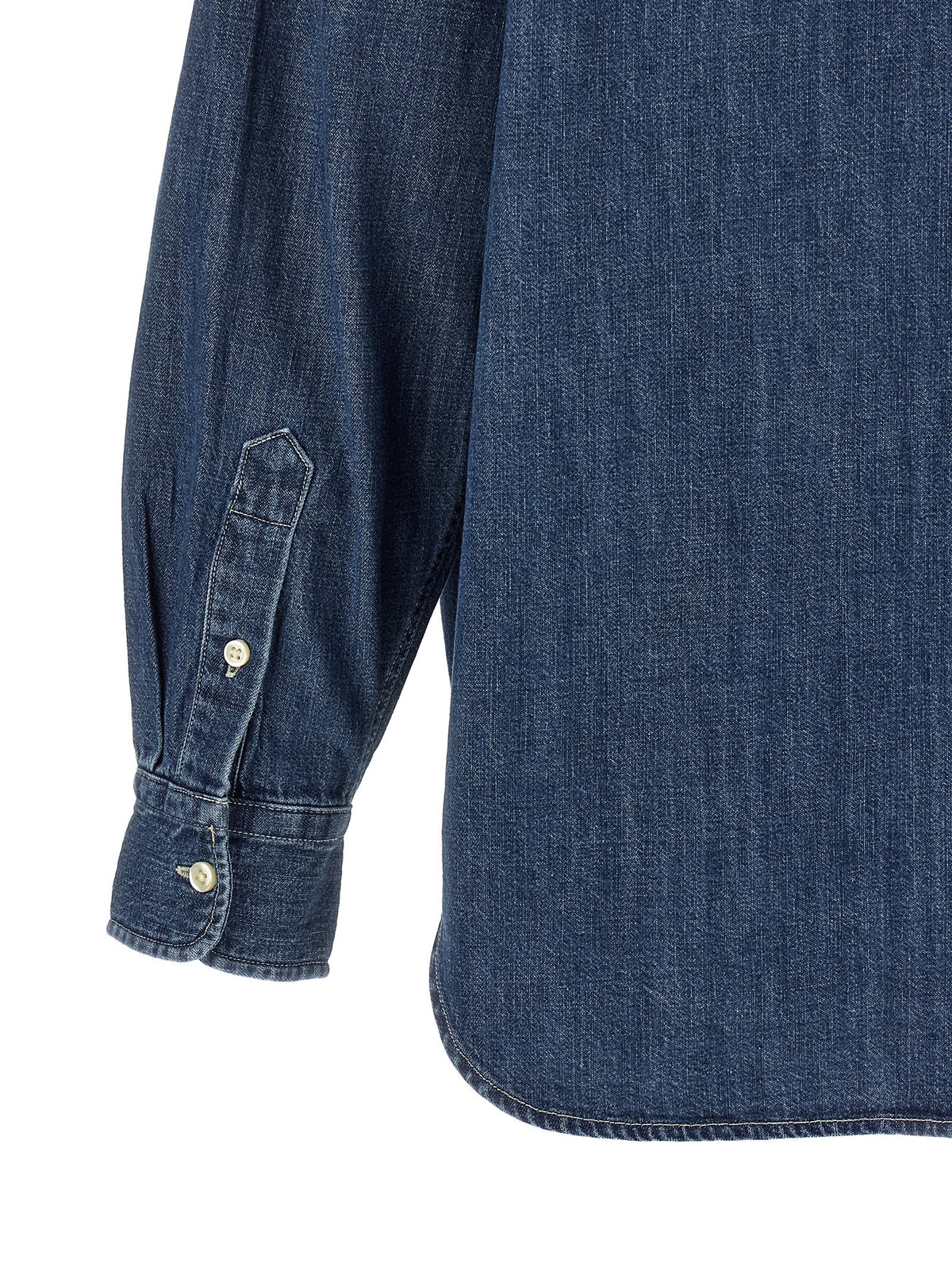 Polo Ralph Lauren Chemisier bleu en coton
