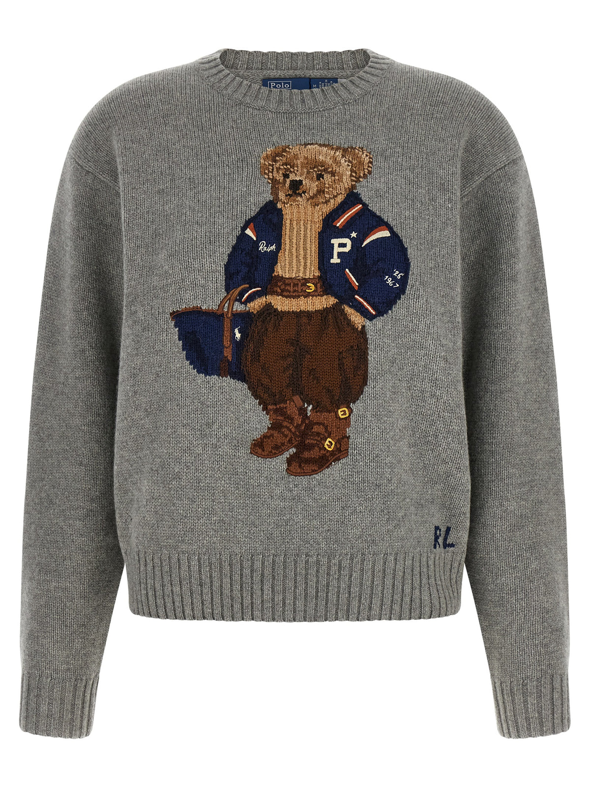 Cardigan en Laine Gris Polo Ralph Lauren