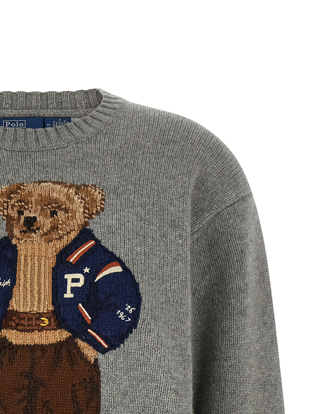 Cardigan en Laine Gris Polo Ralph Lauren
