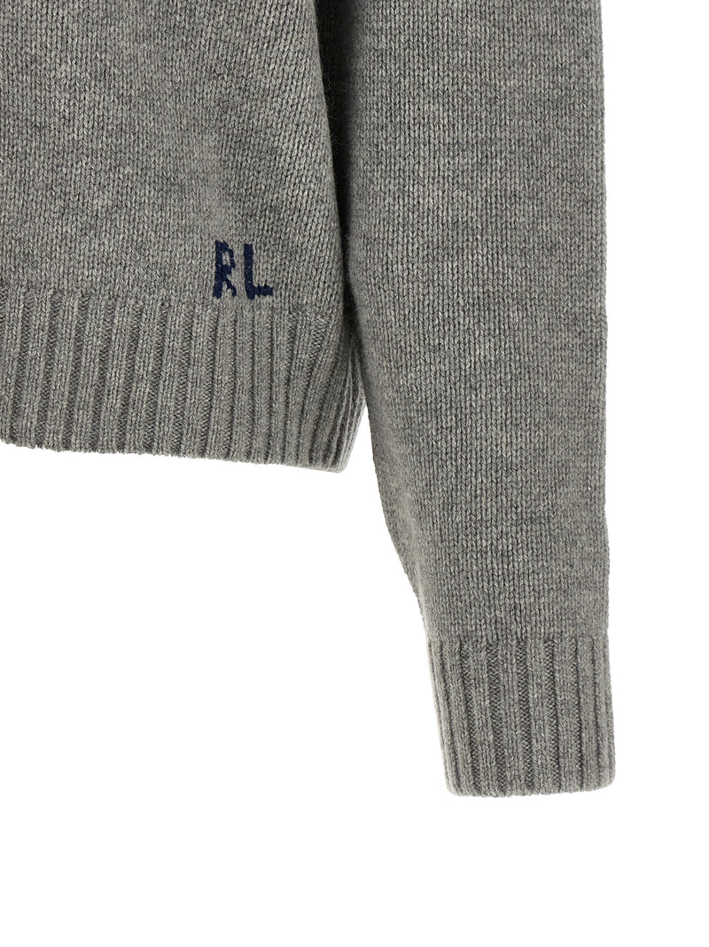 Polo Ralph Lauren Gray Wool Cardigan