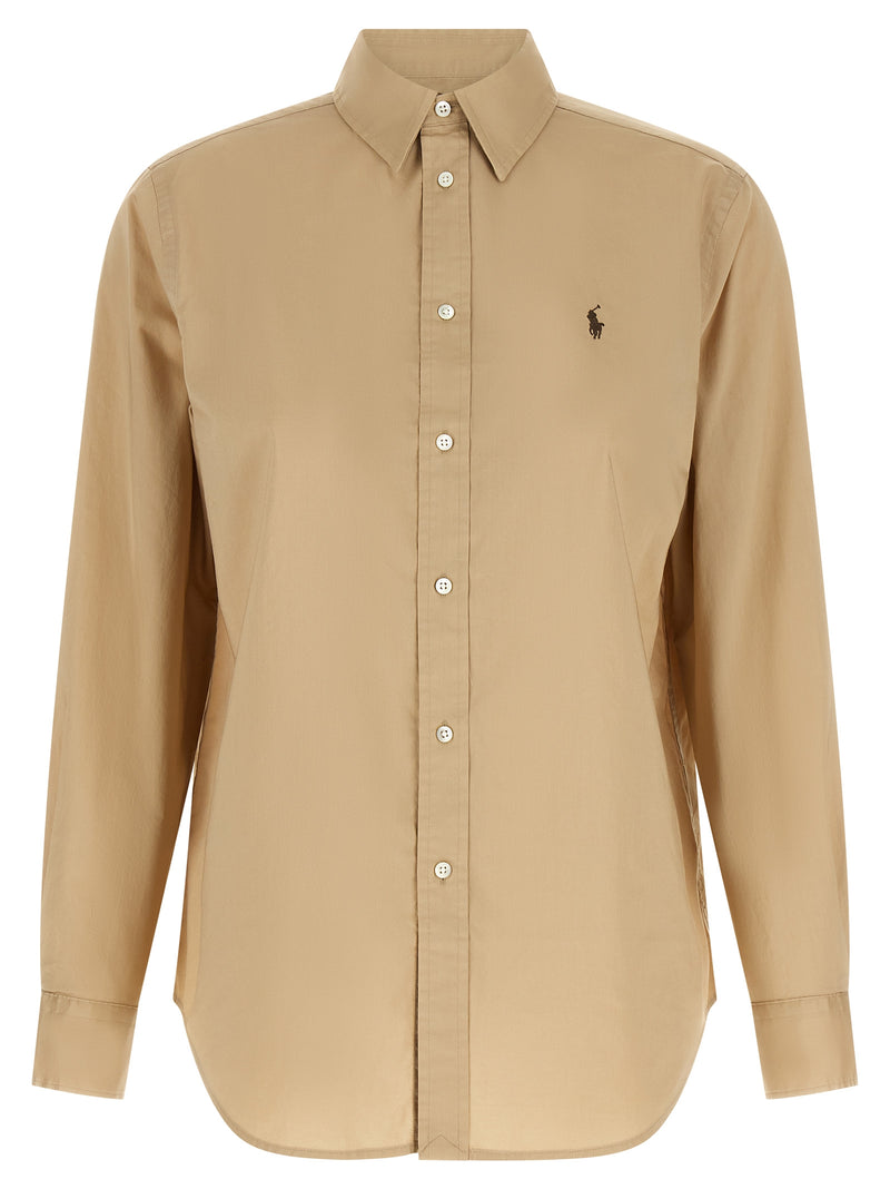 Polo Ralph Lauren Beige Cotton Blouse