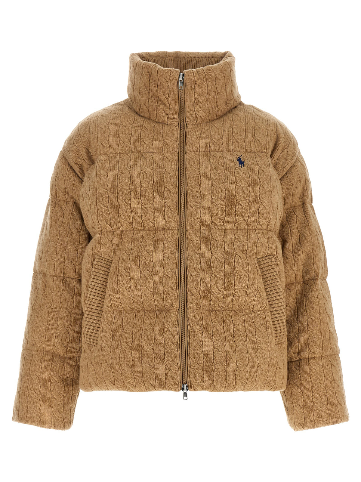 Veste longue en laine beige Polo Ralph Lauren