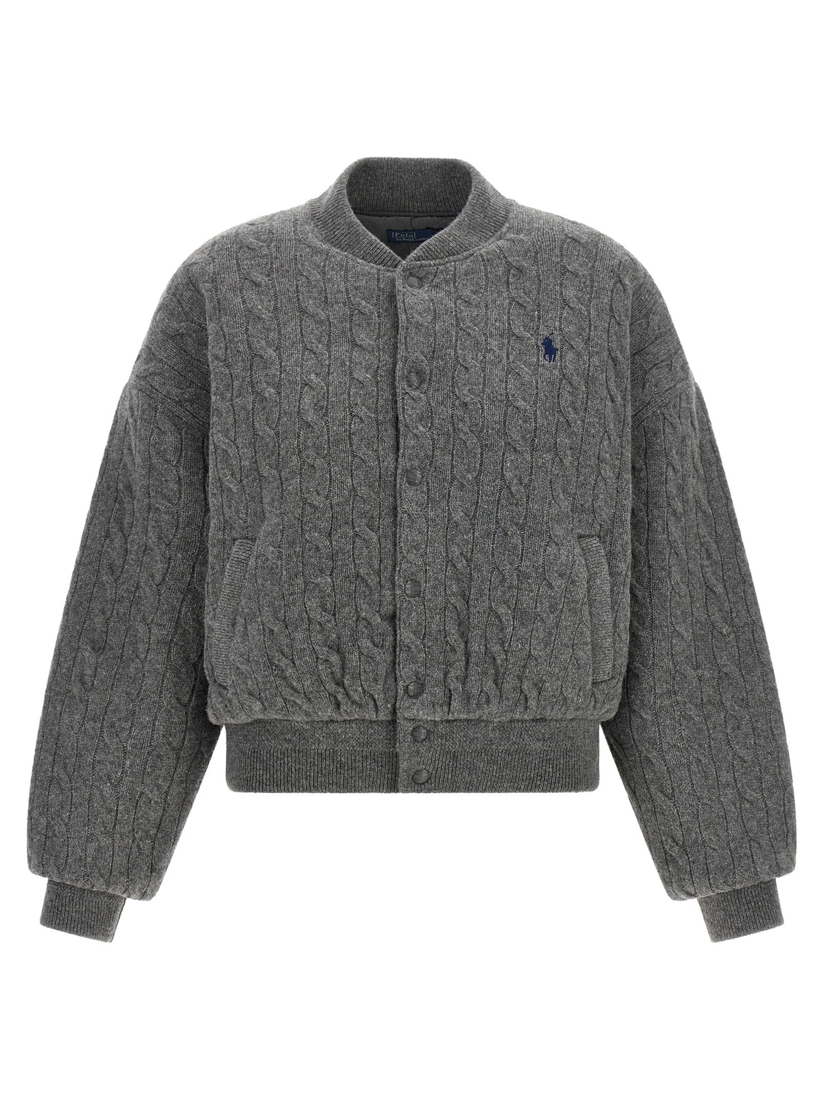 Polo Ralph Lauren blouson bombardier en laine grise