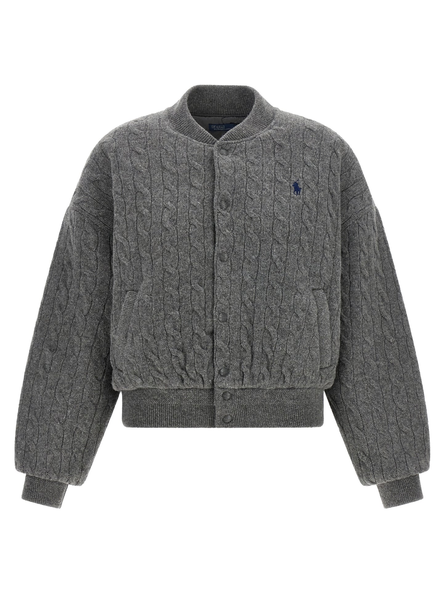 Polo Ralph Lauren Gray Wool Bomber