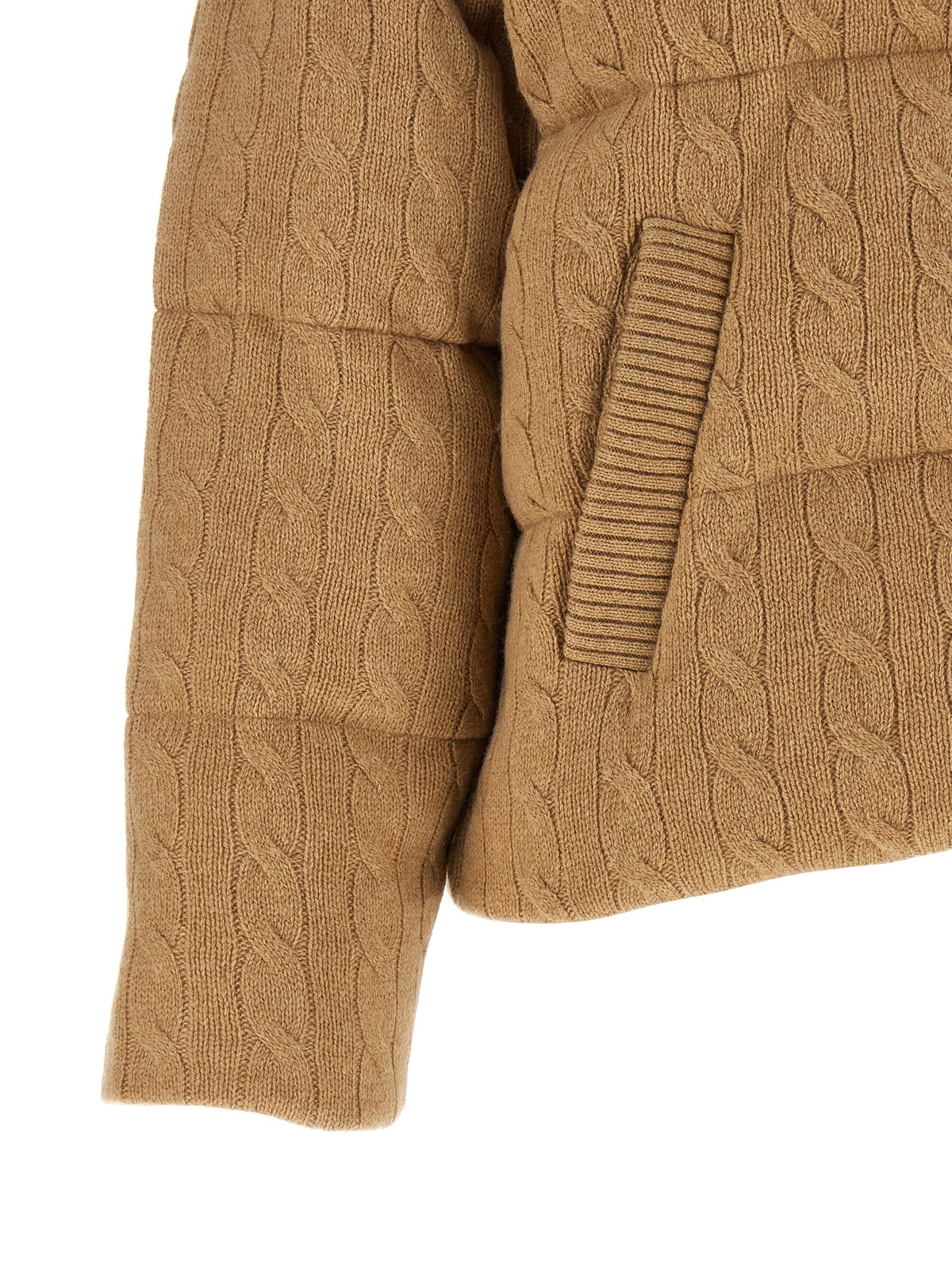Veste longue en laine beige Polo Ralph Lauren