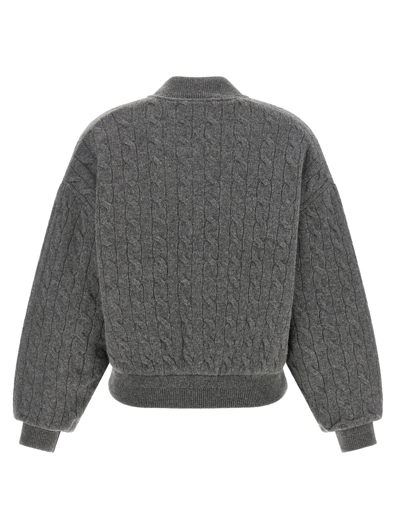Polo Ralph Lauren Gray Wool Bomber