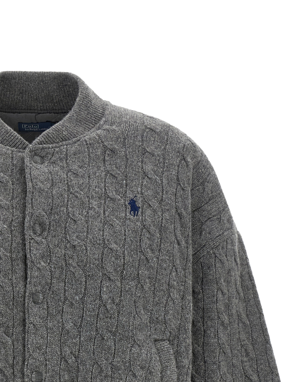 Polo Ralph Lauren blouson bombardier en laine grise