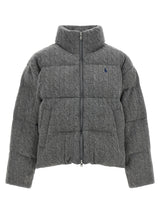 Veste longue en laine grise Polo Ralph Lauren