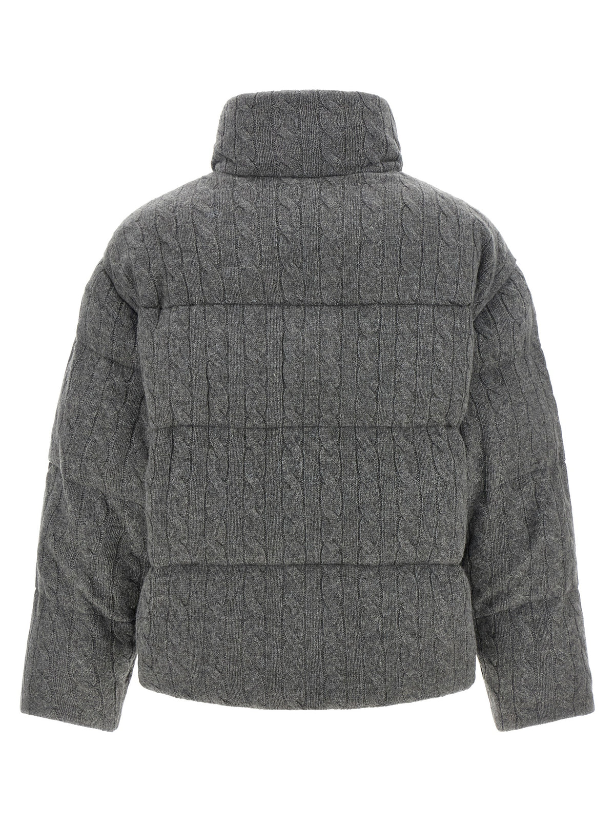 Veste longue en laine grise Polo Ralph Lauren