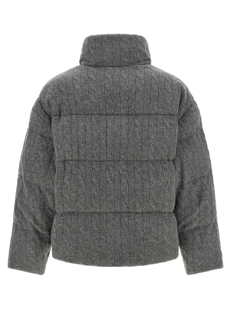 Polo Ralph Lauren Gray Wool Full-Length Jacket